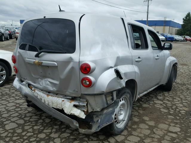 3GNDA13D58S631387 - 2008 CHEVROLET HHR LS Plata foto 4