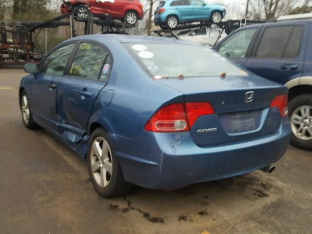1HGFA15867L140110 - 2007 HONDA CIVIC EX 蓝色 照片 3