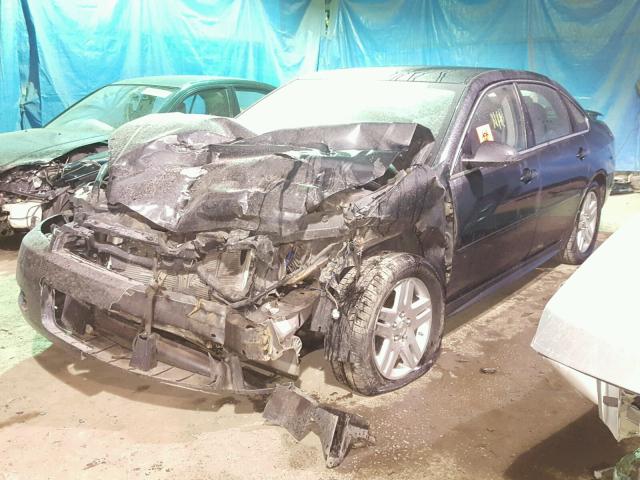 2G1WG5E37D1193059 - 2013 CHEVROLET IMPALA LT BLUE photo 2