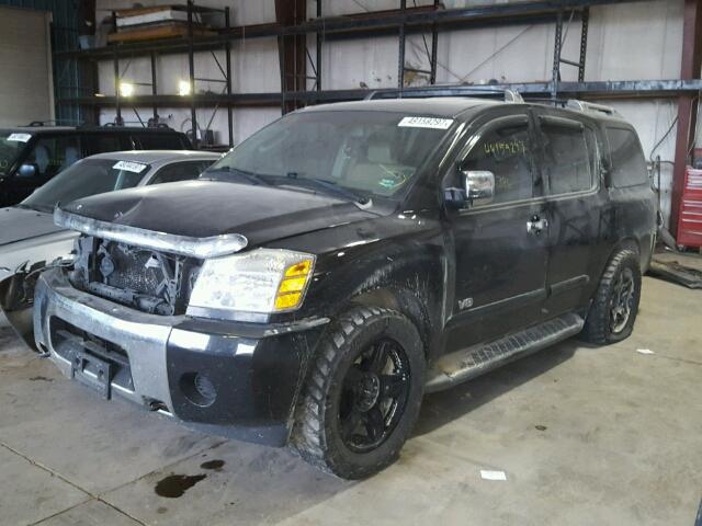 5N1AA08B06N728867 - 2006 NISSAN ARMADA SE BLACK photo 2