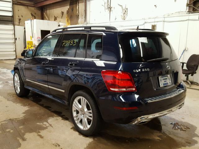 WDCGG0EB6EG336605 - 2014 MERCEDES-BENZ GLK 250 BL BLACK photo 3