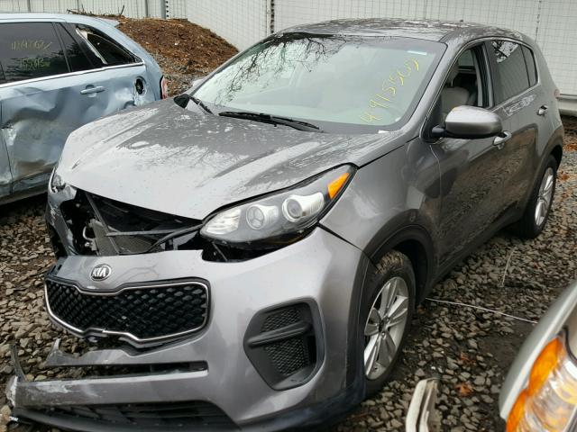 KNDPM3AC6H7161484 - 2017 KIA SPORTAGE L GRAY photo 2