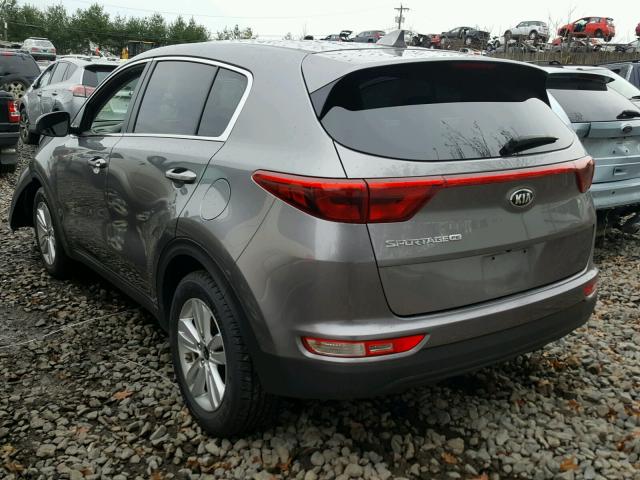 KNDPM3AC6H7161484 - 2017 KIA SPORTAGE L GRAY photo 3