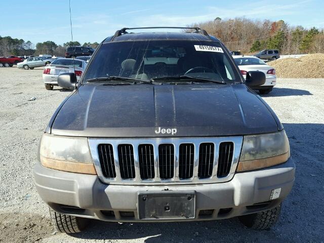 1J4G258S9XC780594 - 1999 JEEP GRAND CHER GRAY photo 9