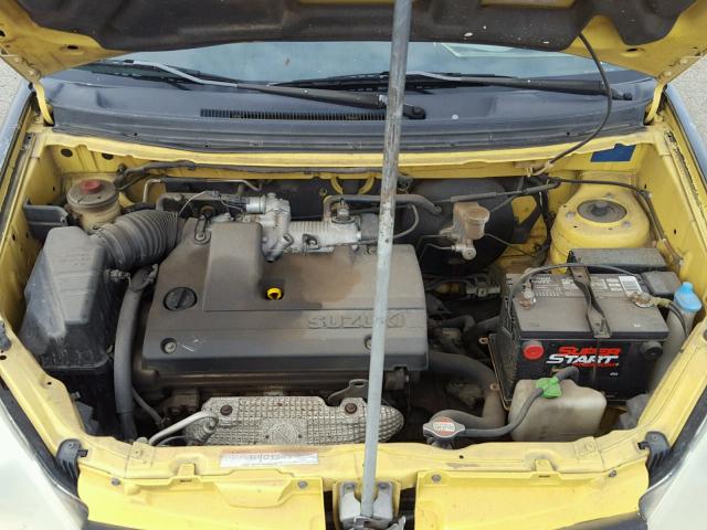 JS2RA41S335157286 - 2003 SUZUKI AERIO S BLACK photo 7