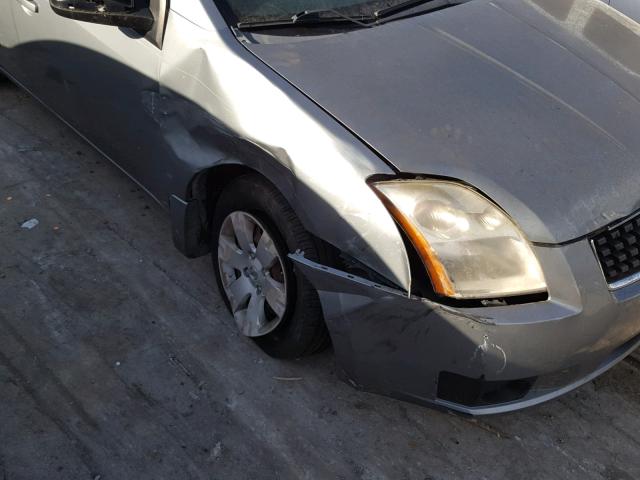 3N1AB61EX7L696829 - 2007 NISSAN SENTRA 2.0 SILVER photo 9