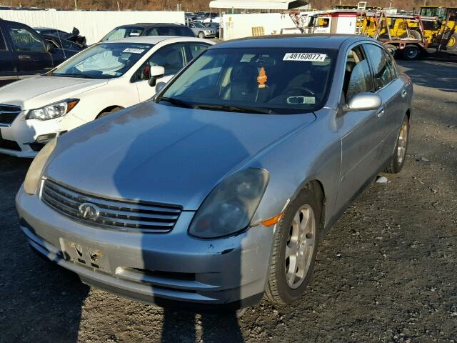 JNKCV51E64M609824 - 2004 INFINITI G35 SILVER photo 2