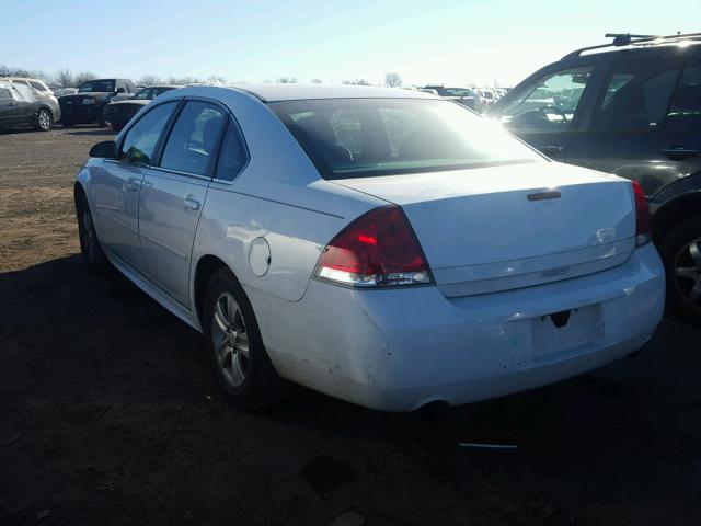 2G1WA5E32E1136044 - 2014 CHEVROLET IMPALA LIM WHITE photo 3