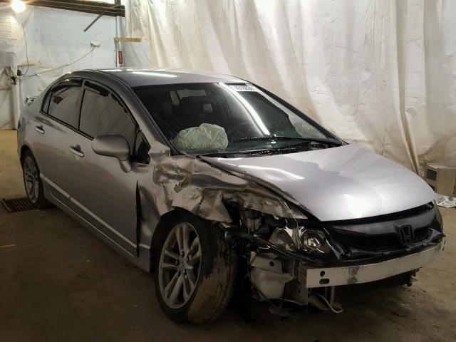 2HGFA16599H362175 - 2009 HONDA CIVIC LX SILVER photo 1