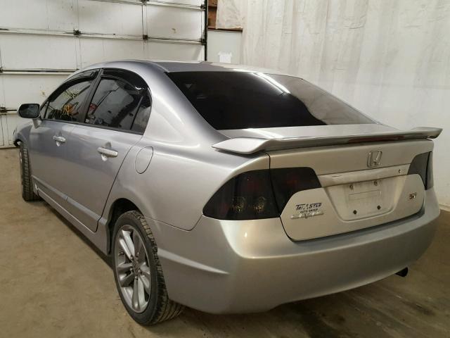 2HGFA16599H362175 - 2009 HONDA CIVIC LX SILVER photo 3