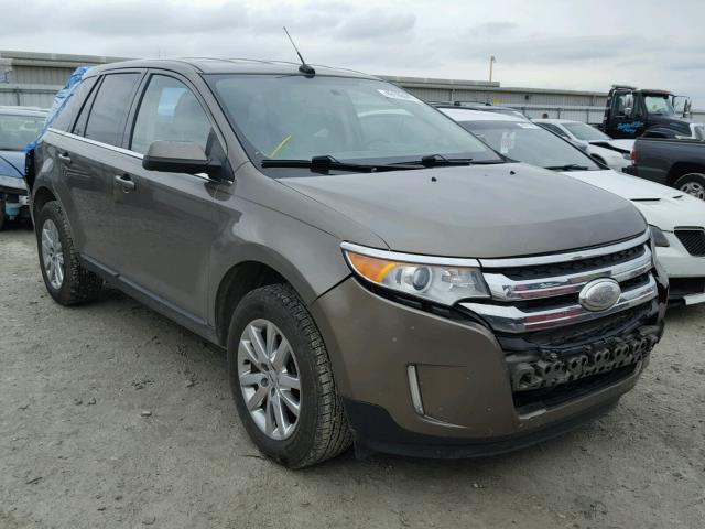 2FMDK3KCXCBA36815 - 2012 FORD EDGE LIMIT BROWN photo 1