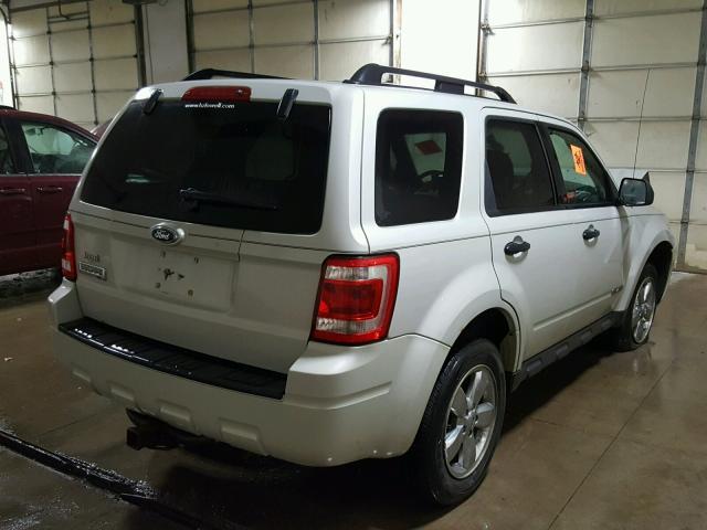 1FMCU03Z38KE47428 - 2008 FORD ESCAPE XLT BEIGE photo 4