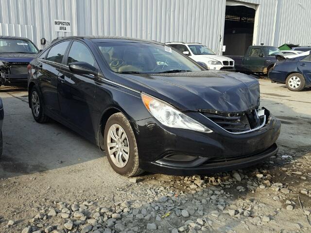 5NPEB4AC4BH127680 - 2011 HYUNDAI SONATA GLS BLACK photo 1