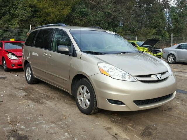 5TDZK23C67S036589 - 2007 TOYOTA SIENNA CE GOLD photo 1