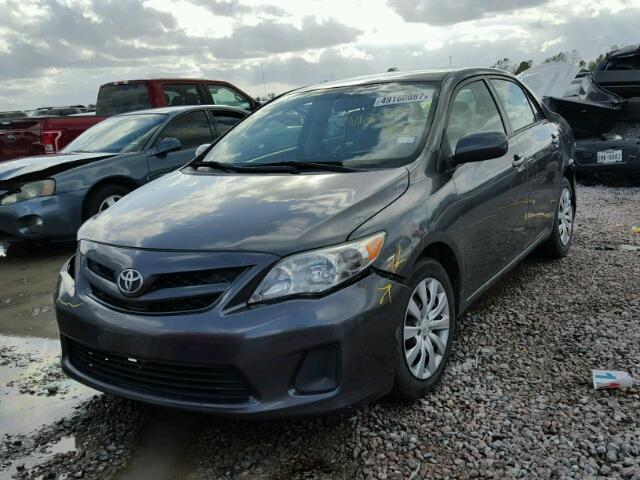 5YFBU4EE6CP026864 - 2012 TOYOTA COROLLA BA GRAY photo 2