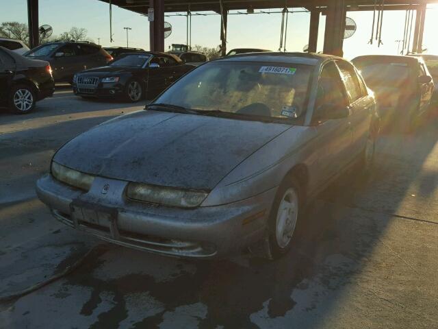 1G8ZK5270XZ256115 - 1999 SATURN SL2 GRAY photo 2