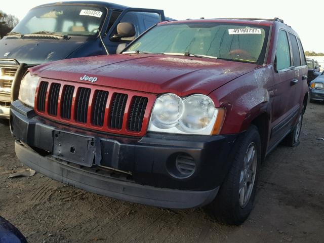 1J4GR48K26C222767 - 2006 JEEP GRAND CHER RED photo 2