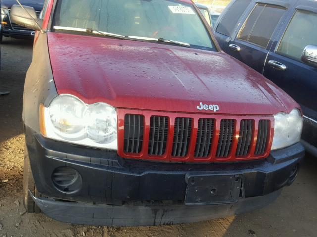 1J4GR48K26C222767 - 2006 JEEP GRAND CHER RED photo 7