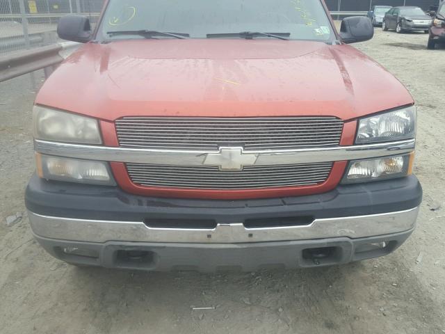 3GNEK13T53G282722 - 2003 CHEVROLET AVALANCHE ORANGE photo 7