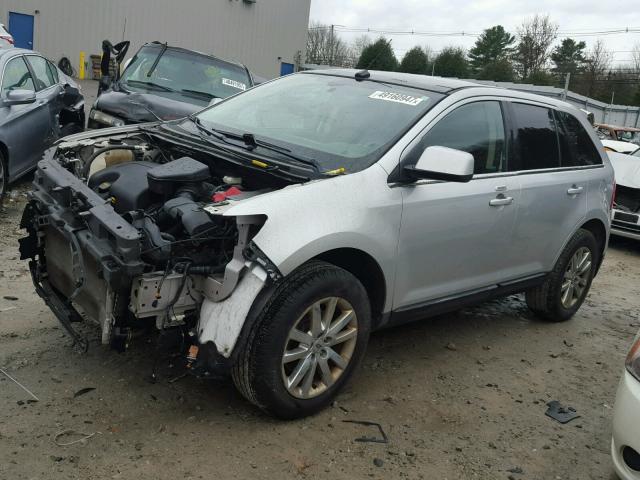 2FMDK4KC1BBA24637 - 2011 FORD EDGE LIMIT SILVER photo 2