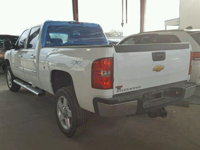 1GC1KXC80CF173849 - 2012 CHEVROLET SILVERADO WHITE photo 3