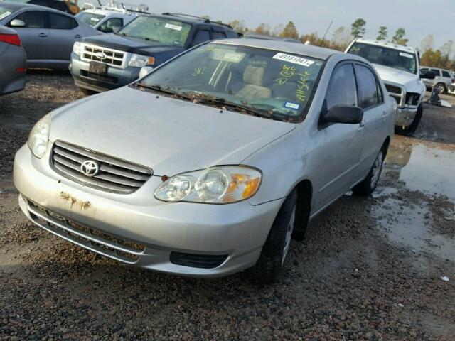 1NXBR32E64Z271776 - 2004 TOYOTA COROLLA CE GRAY photo 2