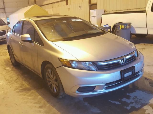 2HGFB2F99CH531740 - 2012 HONDA CIVIC EXL 银色 照片 1