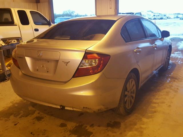2HGFB2F99CH531740 - 2012 HONDA CIVIC EXL 银色 照片 4