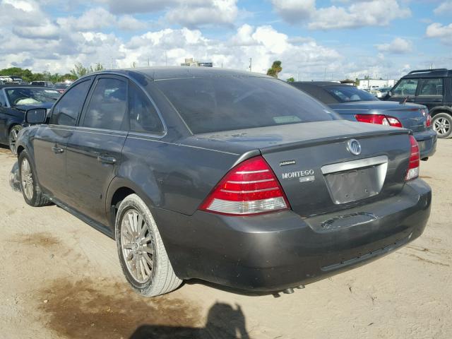 1MEFM42175G617209 - 2005 MERCURY MONTEGO PR GRAY photo 3