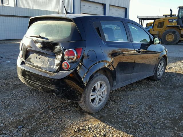 1G1JD6SB5C4162562 - 2012 CHEVROLET SONIC LT BLACK photo 4