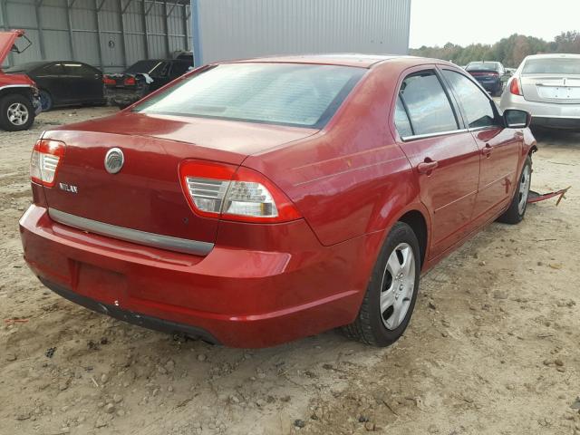 3MEFM07Z26R611092 - 2006 MERCURY MILAN RED photo 4