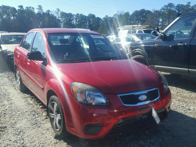 KNADH4A34B6858434 - 2011 KIA RIO BASE RED photo 1