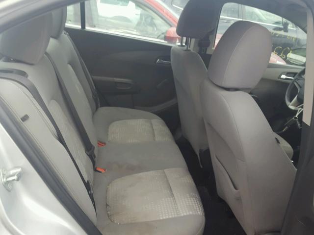 1G1JA5SH8C4126551 - 2012 CHEVROLET SONIC LS 银色 照片 6