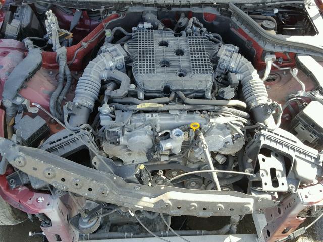 JN1BV7ARXEM702071 - 2014 INFINITI Q50 BASE Rojo foto 7