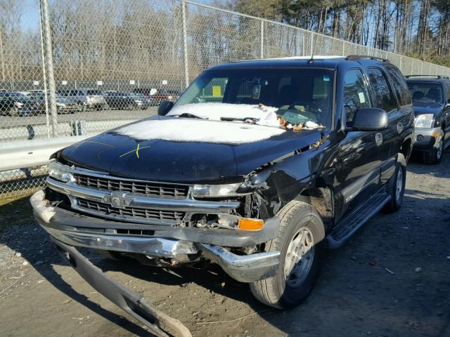 1GNEC13V05J138284 - 2005 CHEVROLET TAHOE C150 BLACK photo 2