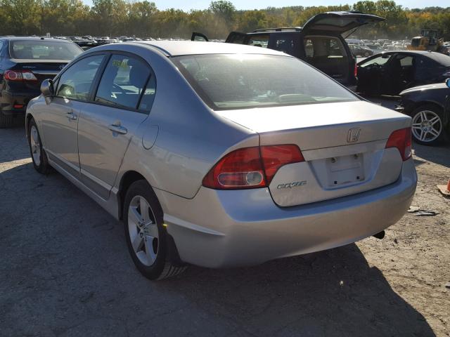 1HGFA169X8L076095 - 2008 HONDA CIVIC EXL 银色 照片 3