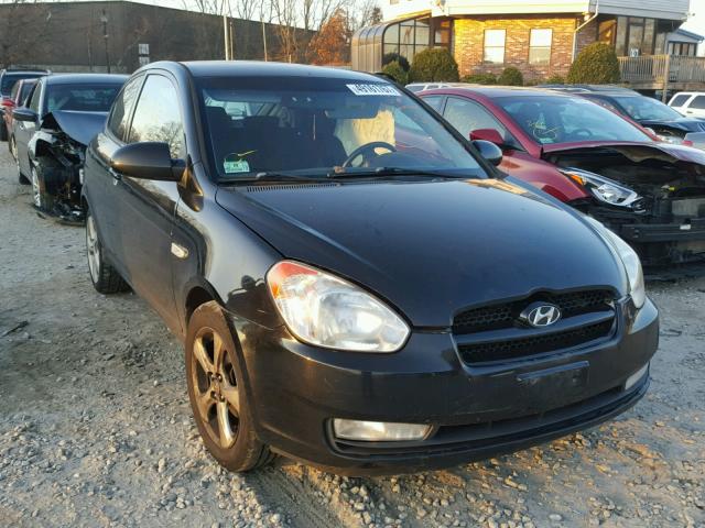 KMHCN36C57U027887 - 2007 HYUNDAI ACCENT SE BLACK photo 1