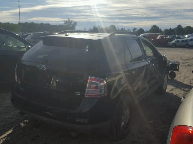 2FMDK49C57BA21608 - 2007 FORD EDGE SEL P BLACK photo 4