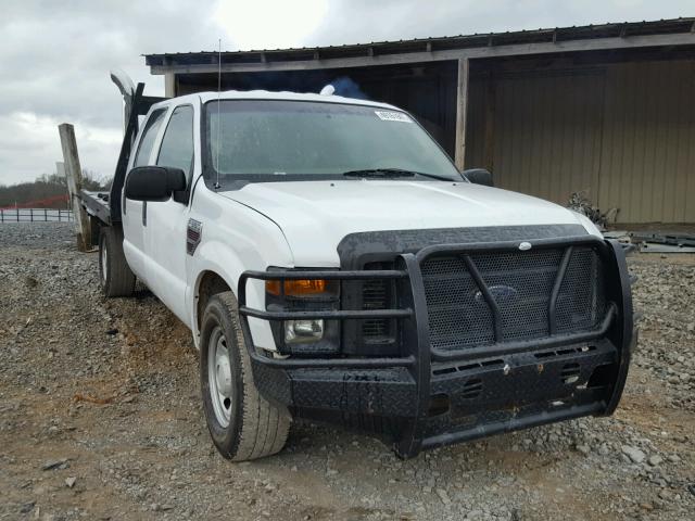 1FTSW30R58EB33553 - 2008 FORD F350 SRW S WHITE photo 1