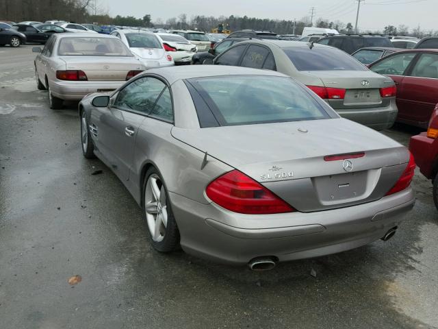 WDBSK75F86F114776 - 2006 MERCEDES-BENZ SL 500 GRAY photo 3