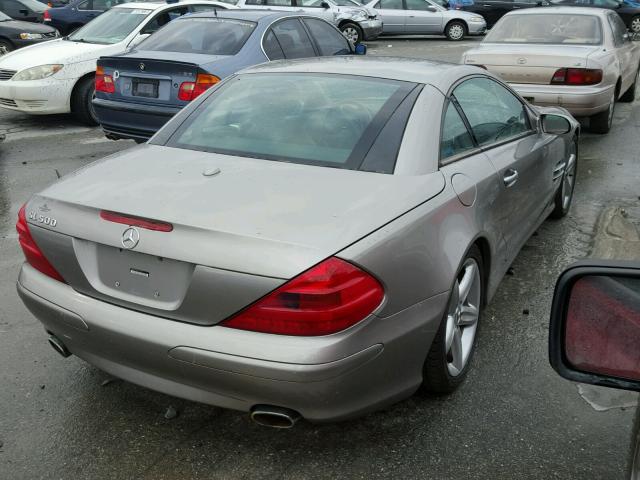 WDBSK75F86F114776 - 2006 MERCEDES-BENZ SL 500 GRAY photo 4