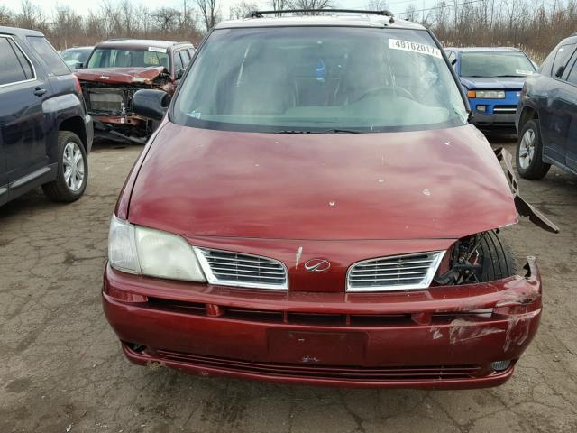 1GHDX03E81D323866 - 2001 OLDSMOBILE SILHOUETTE RED photo 10