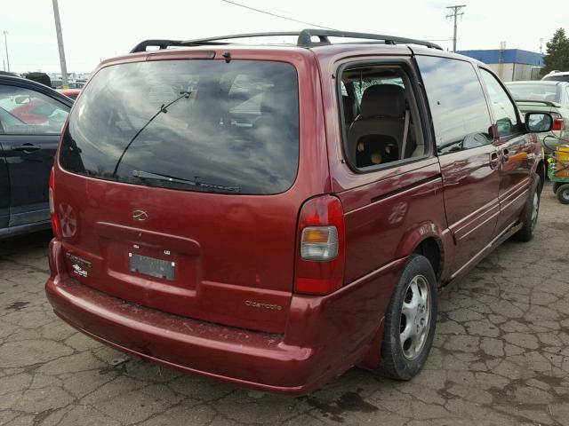 1GHDX03E81D323866 - 2001 OLDSMOBILE SILHOUETTE RED photo 4