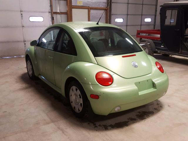 3VWBK21C53M430533 - 2003 VOLKSWAGEN NEW BEETLE მწვანე ფოტო 3