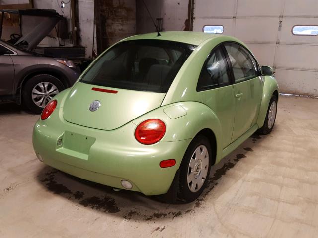 3VWBK21C53M430533 - 2003 VOLKSWAGEN NEW BEETLE მწვანე ფოტო 4