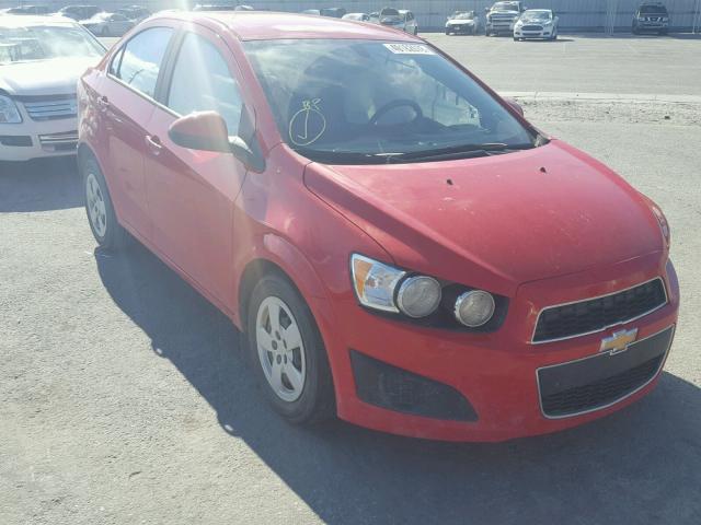 1G1JA5SH8G4176176 - 2016 CHEVROLET SONIC LS RED photo 1