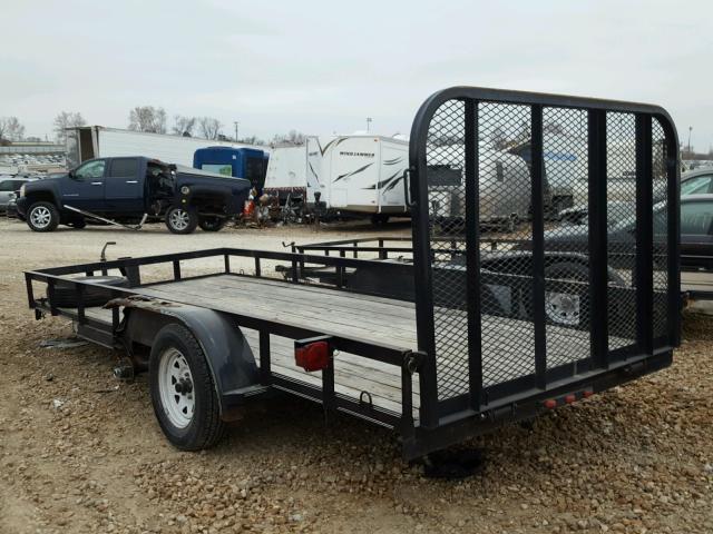 4P5UA1623D1181338 - 2013 TRIM TRAILER FLATBED 16 BLACK photo 3