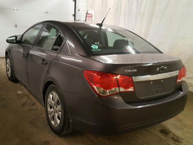 1G1PA5SG6E7341493 - 2014 CHEVROLET CRUZE LS CHARCOAL photo 3