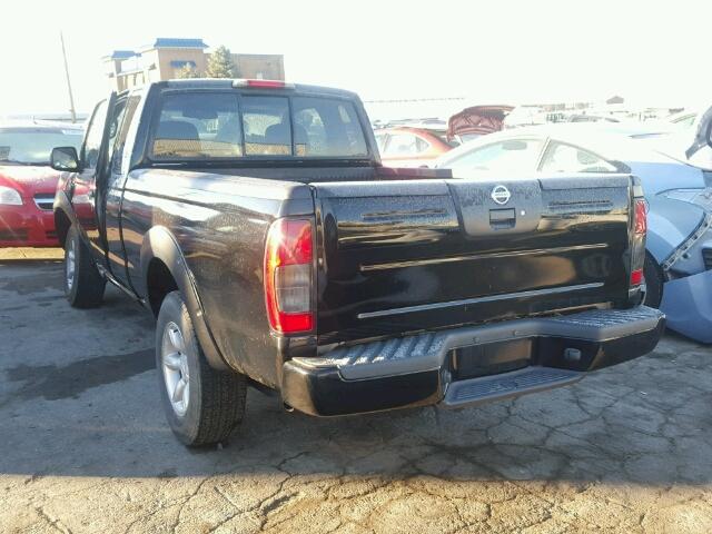 1N6DD26T04C440112 - 2004 NISSAN FRONTIER K BLACK photo 3