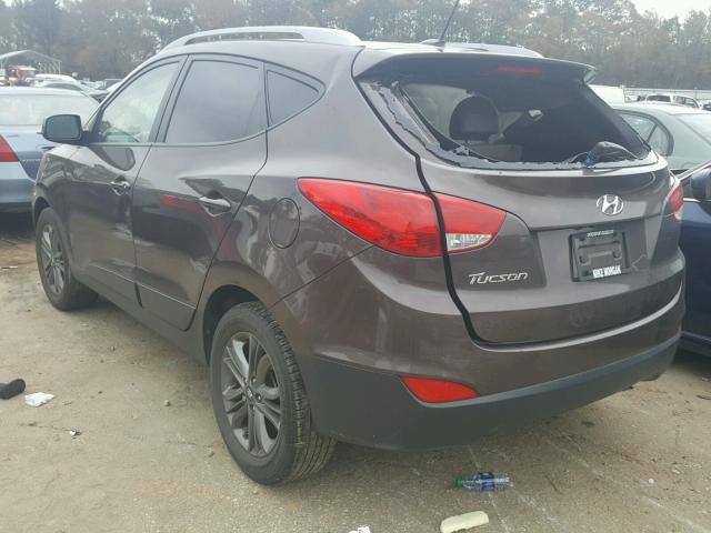 KM8JU3AG7EU862066 - 2014 HYUNDAI TUCSON GLS BROWN photo 3